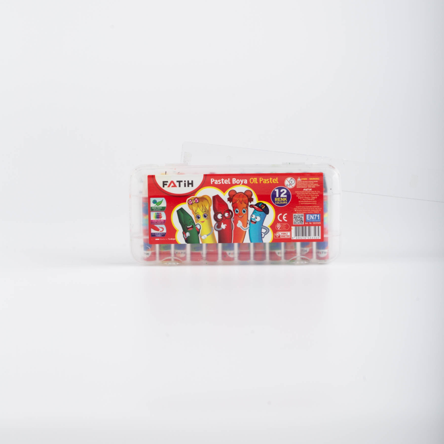 FATİH PASTEL BOYA 12 RENK KING SIZE ÇANTALI